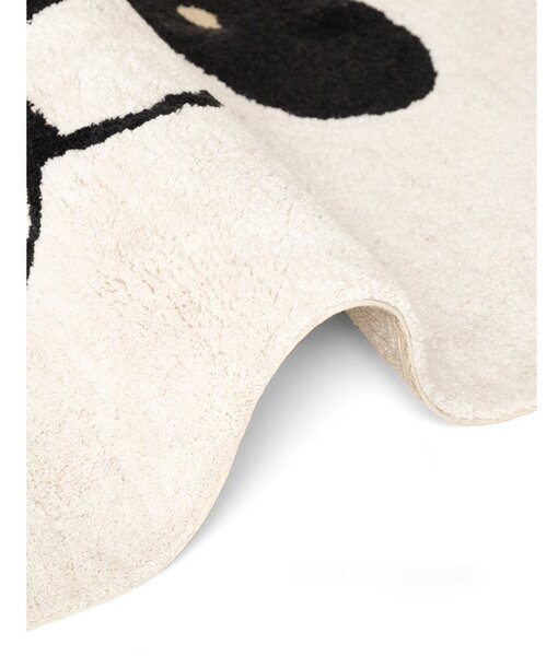 Črna/kremno bela pralna/ročno tkana bombažna otroška preproga 103x120 cm Snuggle Patsy – Hanse Home