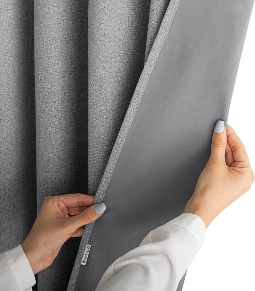 Siva zatemnitvena zavesa 140x250 cm Corita – Restilo