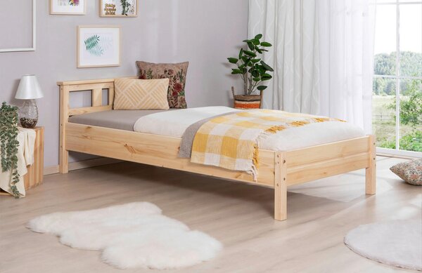 POSTELJA 90 cm x 200 cm , les barve bora