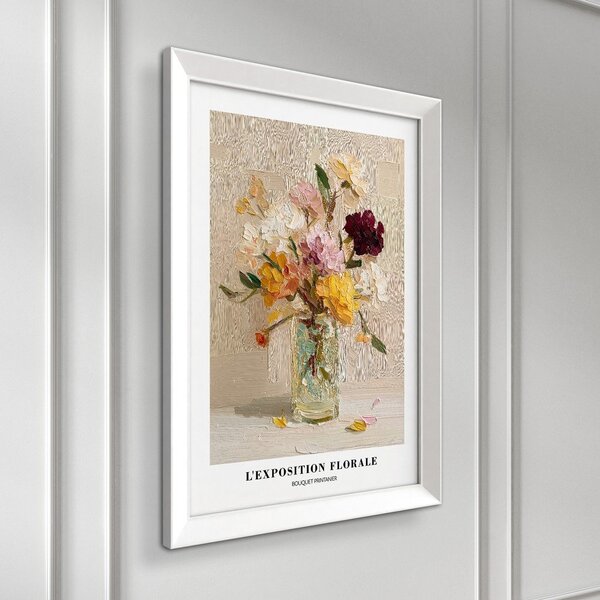 Tiskana slika z okvirjem 56x75 cm Sunny Bouquet – Styler