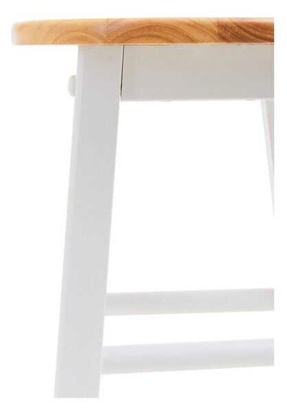 Bel/v naravni barvi barsko stol iz masivnega kavčukovca (višina sedeža 74 cm) Chester – Premier Housewares