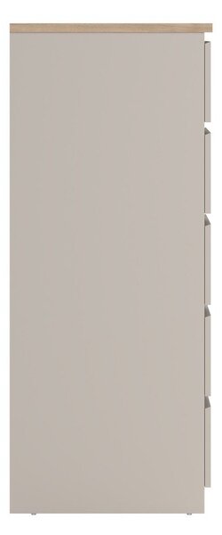 Kremno bela komoda 77x121x50 cm Naia – Tvilum