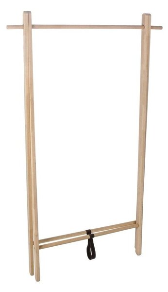 Stojalo za oblačila iz masivnega hrasta v svetli naravni barvi 89x151x52 cm Daiki – Yes Everyday