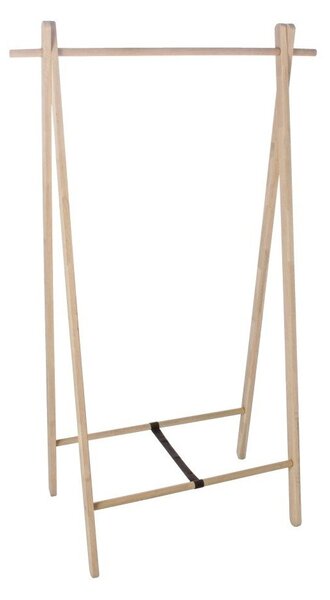 Stojalo za oblačila iz masivnega hrasta v svetli naravni barvi 89x151x52 cm Daiki – Yes Everyday