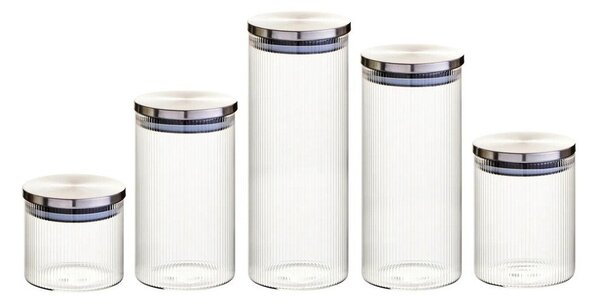 Posode za shranjevanje v kompletu 5 ks za živila Freska – Premier Housewares