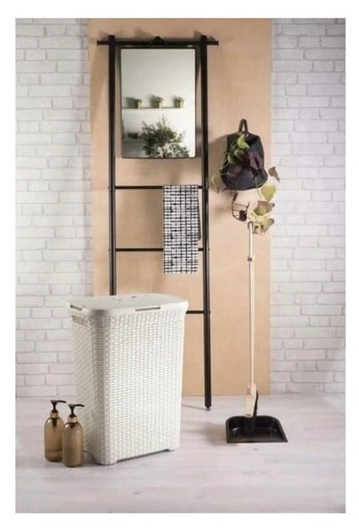 Svetlo kremno bel koš za perilo Curver Hamper, 60 l