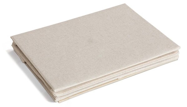 Bež tekstilna škatla za shranjevanje s pokrovom 27x36x19 cm Soft Storage Small – Bigso