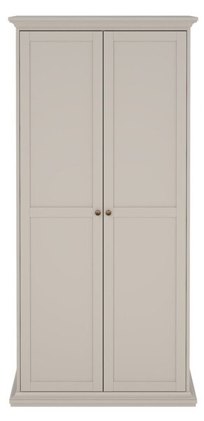 Kremno bela garderobna omara 96x201x60,5 cm Paris – Tvilum