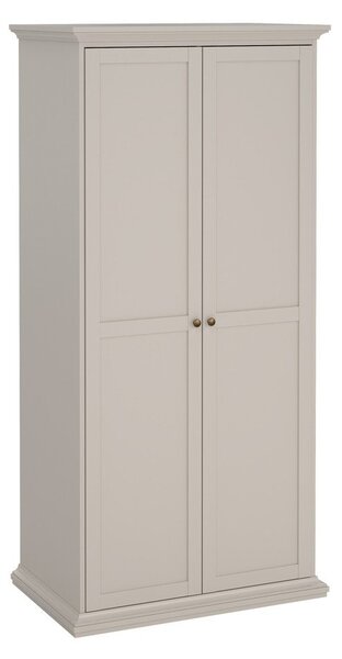 Kremno bela garderobna omara 96x201x60,5 cm Paris – Tvilum