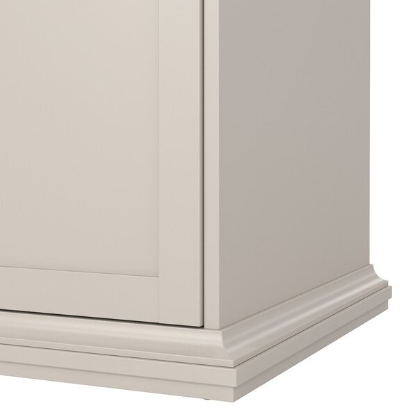 Kremno bela garderobna omara 96x201x60,5 cm Paris – Tvilum
