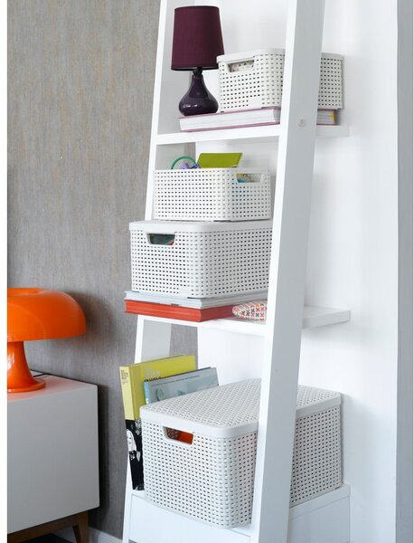 Siva plastična škatla za shranjevanje s pokrovom 33x44,5x25 cm Style – Curver