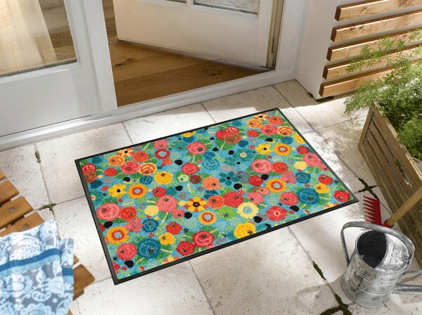 PREDPRAŽNIK Flower power 50/75 cm potiskano večbarvno