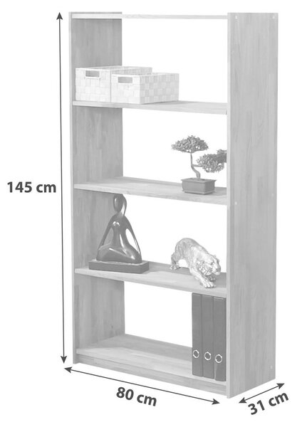 REGAL 80/145/31 cm barve bukve