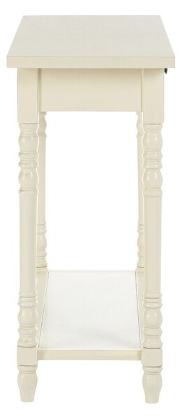 Slonokoščena stranska mizica iz masivnega bora 35x96 cm Heritage – Premier Housewares