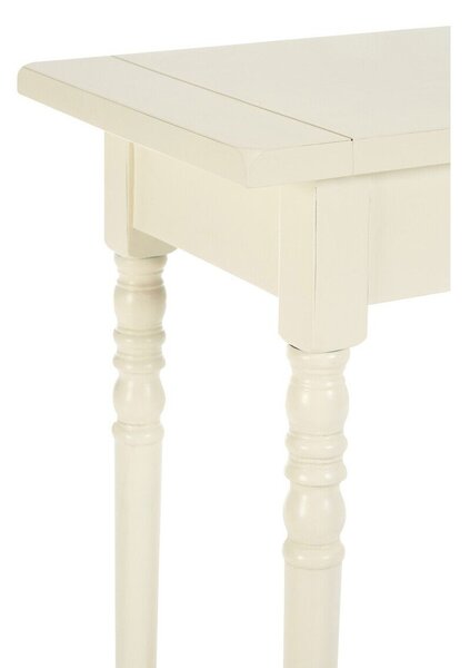 Slonokoščena stranska mizica iz masivnega bora 35x96 cm Heritage – Premier Housewares