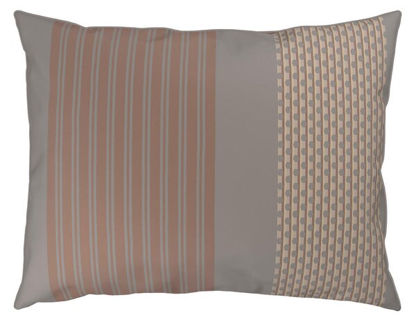OBOJESTRANSKA POSTELJNINA PATTERN MIX 140/200 cm saten siva