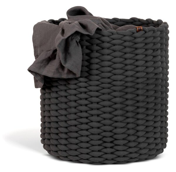 Tekstilna košara ø 40x40 cm Peach Skin Round XL – Bigso
