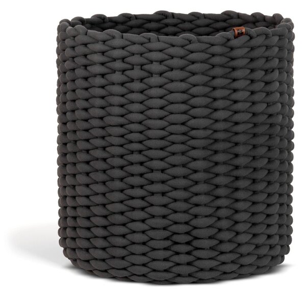 Tekstilna košara ø 40x40 cm Peach Skin Round XL – Bigso