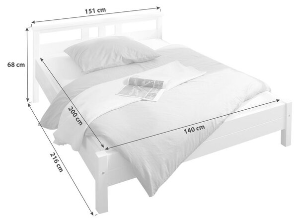 POSTELJA 140 cm x 200 cm , les bela