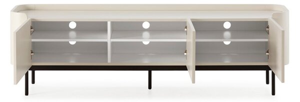Kremno bela TV omarica 180x55x40 cm Willa – MOME