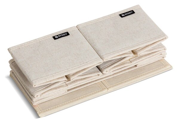 Tekstilni organizatorji za predal v kompletu 3 ks Soft Storage – Bigso
