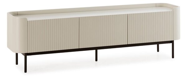 Kremno bela TV omarica 180x55x40 cm Willa – MOME
