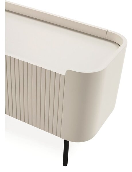Kremno bela TV omarica 180x55x40 cm Willa – MOME