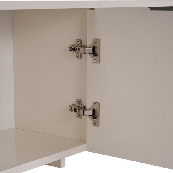 Kremno bela TV omarica 180x45x32 cm Aurelia – Kalune Design