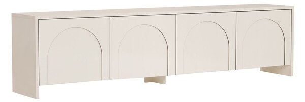 Kremno bela TV omarica 180x45x32 cm Aurelia – Kalune Design