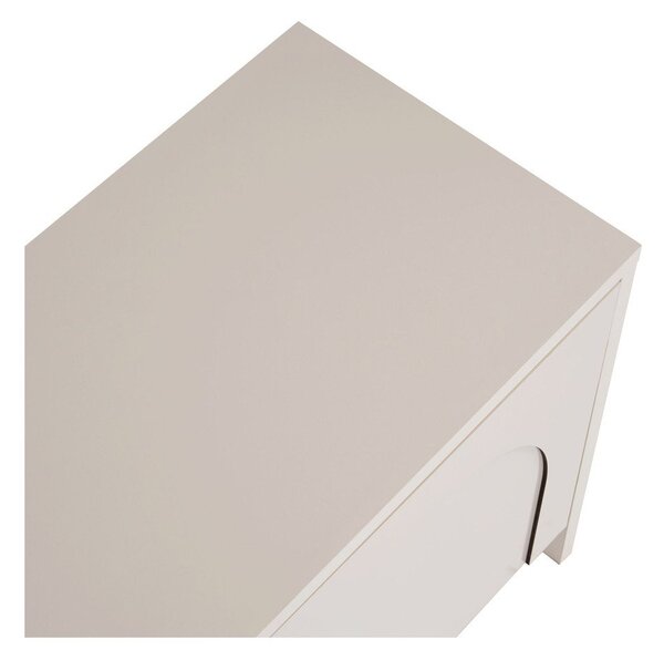 Kremno bela TV omarica 180x45x32 cm Aurelia – Kalune Design