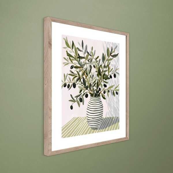 Tiskana slika z okvirjem 40x50 cm Olive Bunch II – Styler