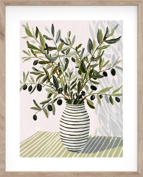 Tiskana slika z okvirjem 40x50 cm Olive Bunch II – Styler