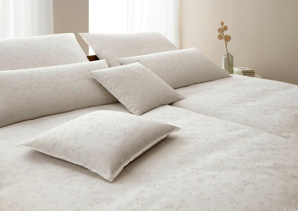 POSTELJNINA DELIGHT 140/200 cm žakar naravne barve