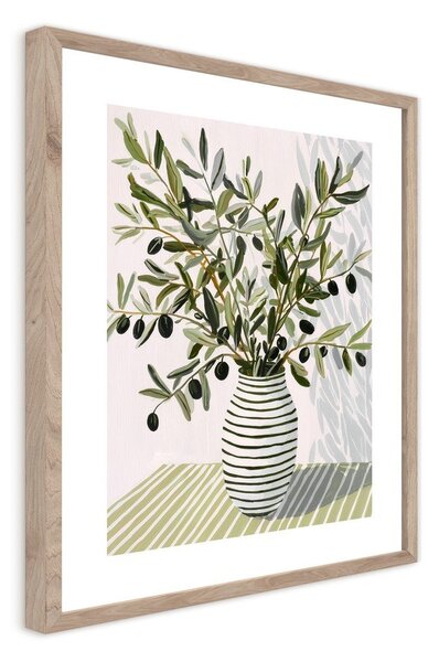 Tiskana slika z okvirjem 40x50 cm Olive Bunch II – Styler