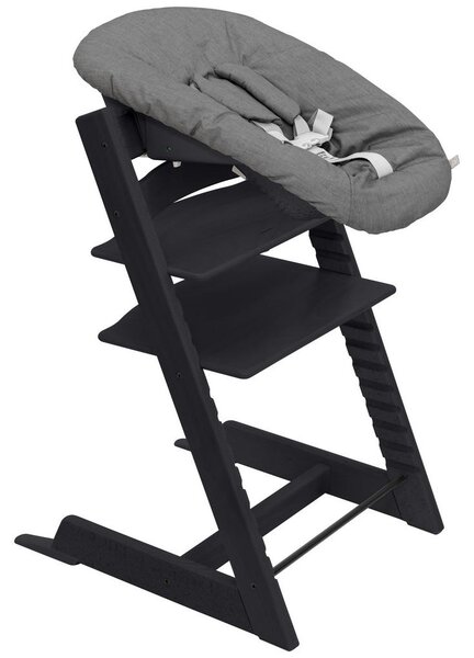 SET ZA STOLČEK ZA HRANJENJE Tripp Trapp Bundles 87/65/46 cm črna
