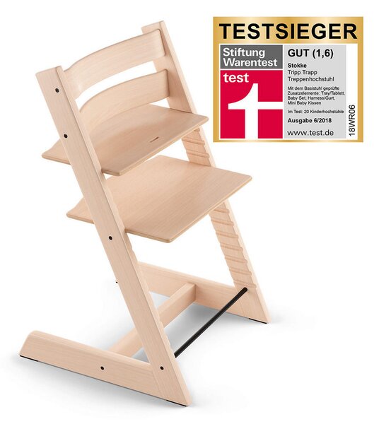 SET ZA STOLČEK ZA HRANJENJE Tripp Trapp Bundle 46/79/49 cm naravne barve