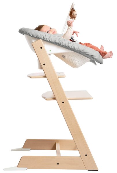 SET ZA STOLČEK ZA HRANJENJE Tripp Trapp Bundles 87/65/46 cm naravne barve