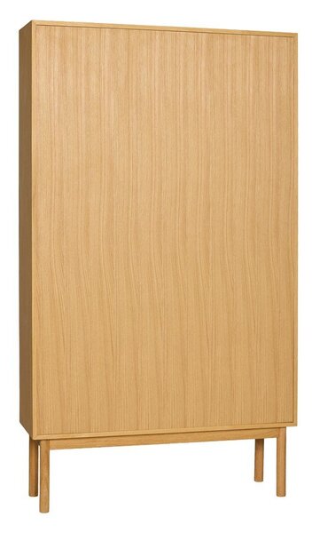 Regal v hrastovem dekorju v naravni barvi 110x190x35 cm Read – Hübsch