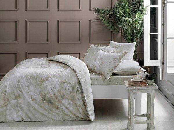 OBOJESTRANSKA POSTELJNINA NESS 140/200 cm saten