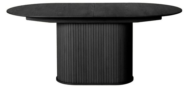 Raztegljiva jedilna miza z dodatno ploščo v hrastovem dekorju 95x180 cm Nola – Unique Furniture