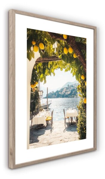 Tiskana slika z okvirjem 50x70 cm Lemon View – Styler