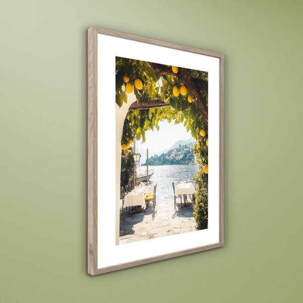 Tiskana slika z okvirjem 50x70 cm Lemon View – Styler