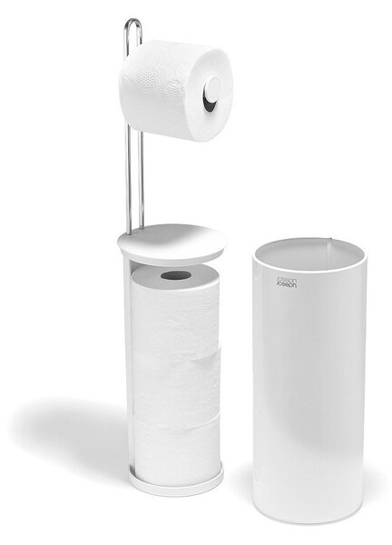 Belo plastično stojalo za WC papir EasyStore – Joseph Joseph