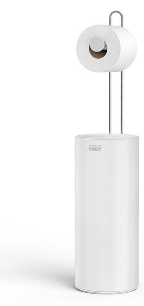 Belo plastično stojalo za WC papir EasyStore – Joseph Joseph