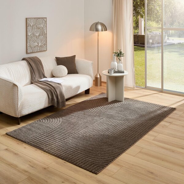 TKANA PREPROGA 120/170 cm tkano rjava