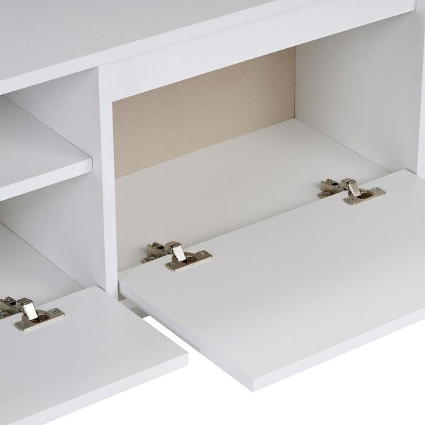 Bela TV omarica 160x42x30 cm Sentinel – Kalune Design