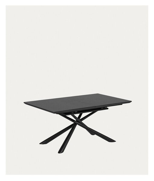 Raztegljiva jedilna miza z dodatno ploščo s keramično ploščo 90x160 cm Theone – Kave Home
