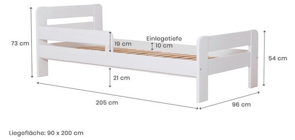 POSTELJA 90 cm x 200 cm , les bela