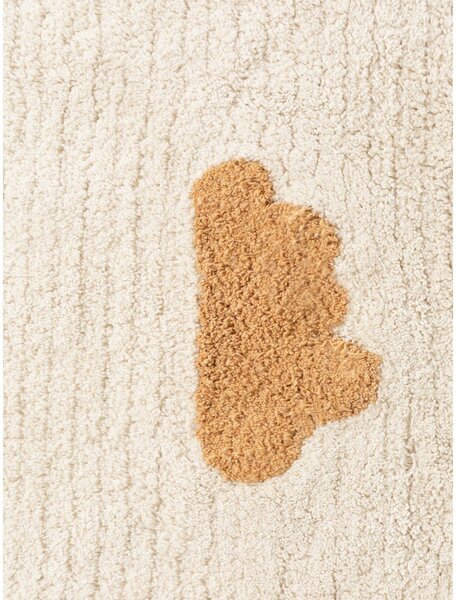 Kremno bela pralna/ročno tkana bombažna otroška preproga 140x200 cm Snuggle Willy – Hanse Home