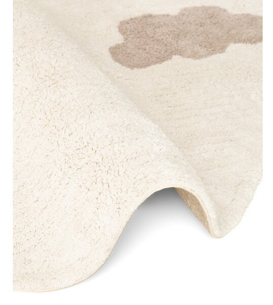 Kremno bela pralna/ročno tkana bombažna otroška preproga 140x200 cm Snuggle Willy – Hanse Home